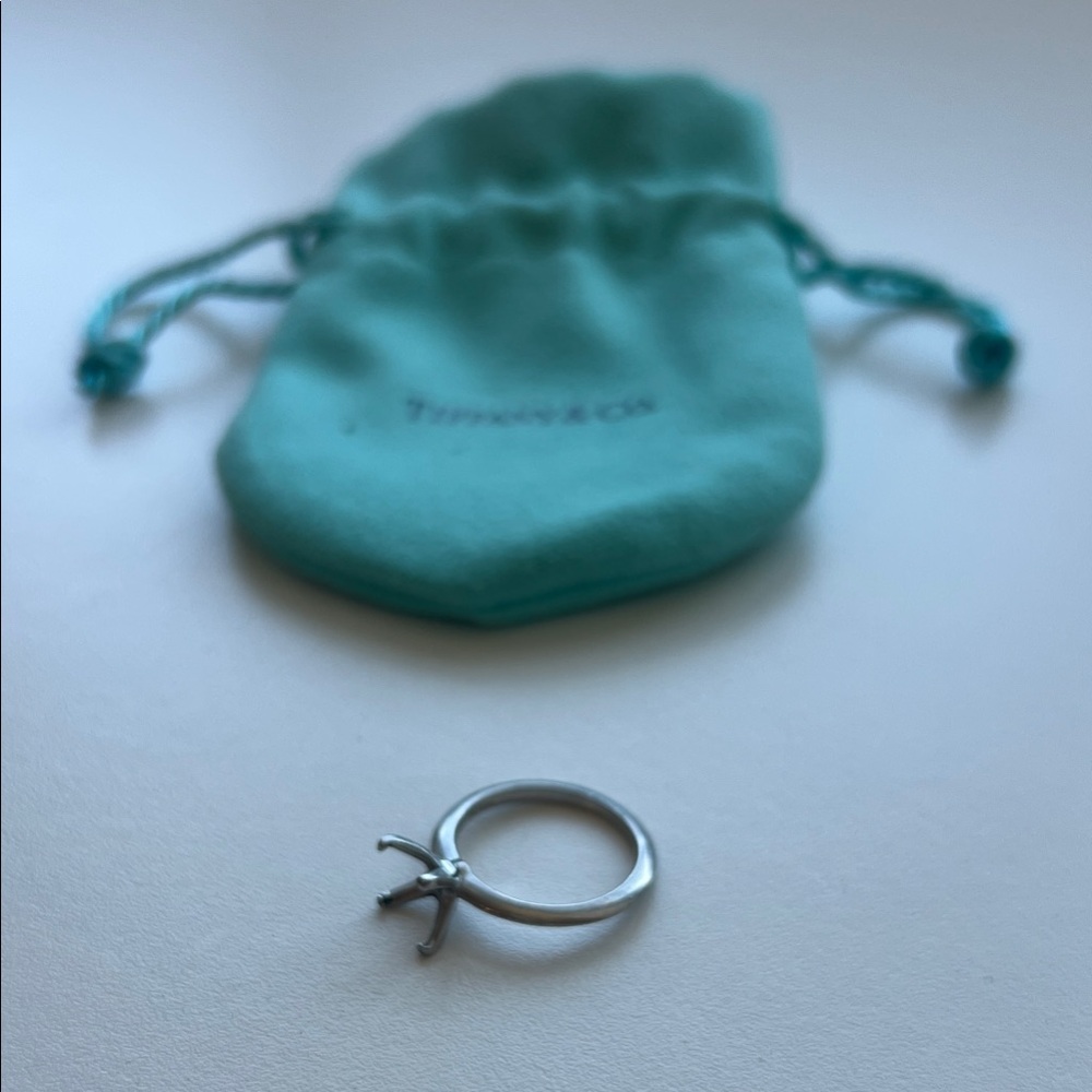 Wedding Band- Tiffany & Co. Silver Ring with Iconic Blue Pouch